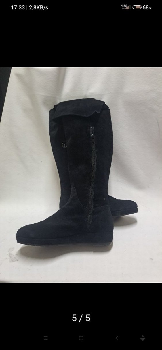 Yeni Defosuz süet Dizüstü çizme kd530 kaliteli işçilik - Görsel 5