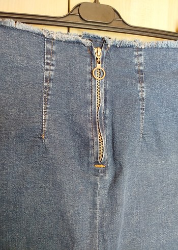 Midi Denim Etek - Görsel 4