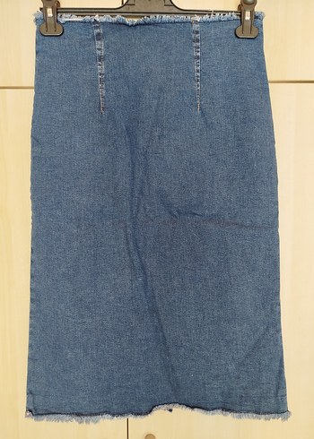 Midi Denim Etek - Görsel 3