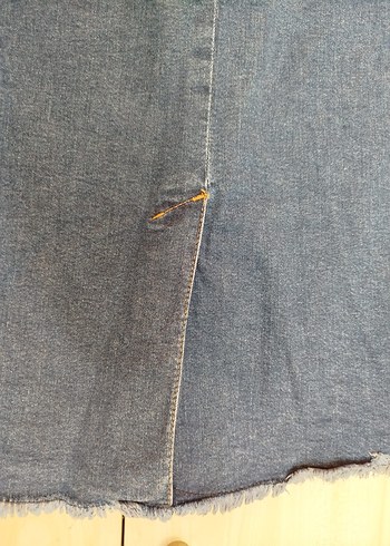 Midi Denim Etek - Görsel 5