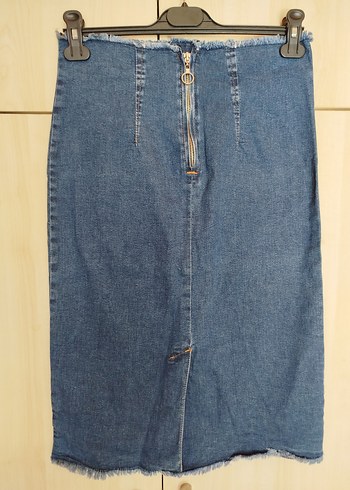 Midi Denim Etek - Görsel 2