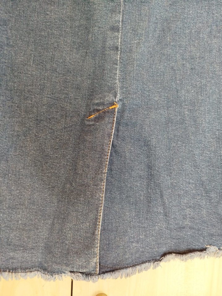 Midi Denim Etek - Görsel 5