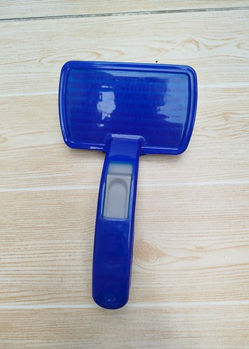 Mavi Renkli Plastik köpek tarağı - Görsel 2