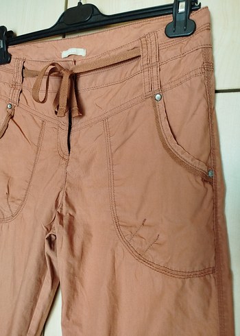 Kemerli Keten Kapri - Görsel 3