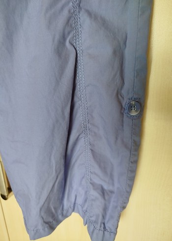 Kadın Mavi Kemerli Rahat Kapri - Görsel 7