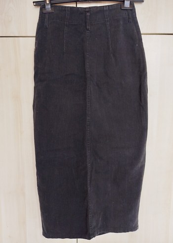 Siyah Uzun Kadın Etek - Görsel 3