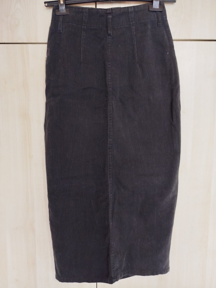 Siyah Uzun Kadın Etek - Görsel 3