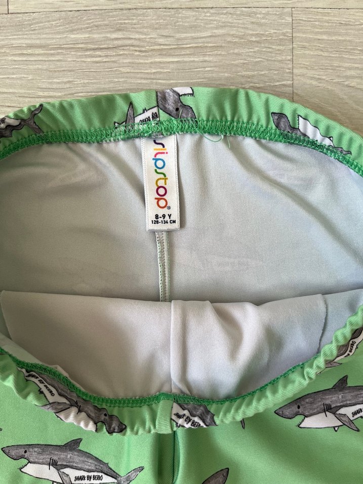 Slipstop Erkek Çocuk Yeşil Köpekbalığı Desenli Mayo Seti - Görsel 3