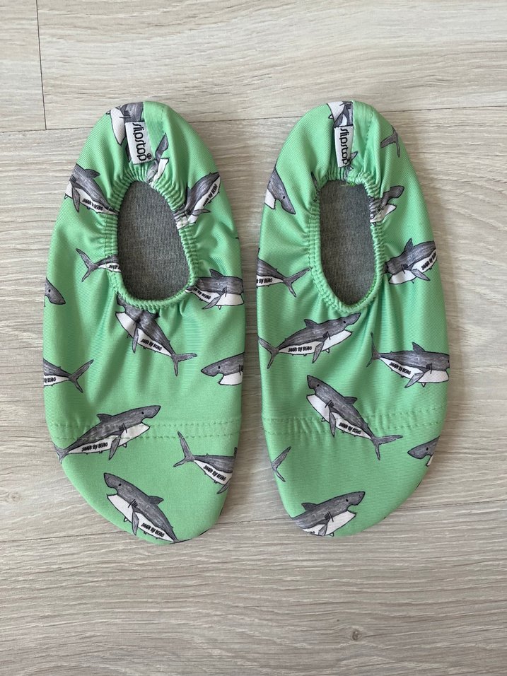 Slipstop Erkek Çocuk Yeşil Köpekbalığı Desenli Mayo Seti - Görsel 5