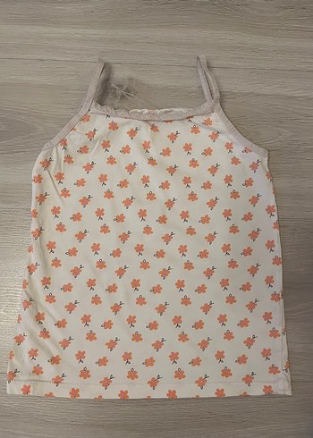 Çocuk İp Askılı Atlet Seti, Renkli ve Desensiz - Görsel 6