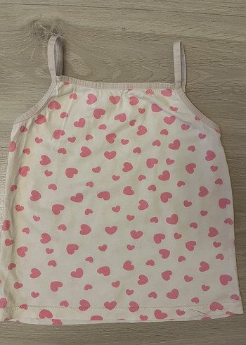 Çocuk İp Askılı Atlet Seti, Renkli ve Desensiz - Görsel 7