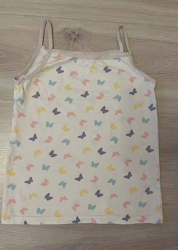 Çocuk İp Askılı Atlet Seti, Renkli ve Desensiz - Görsel 5