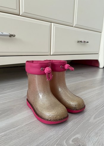 Igor Pembe Simli Kız Çocuk Yağmur Çizmesi