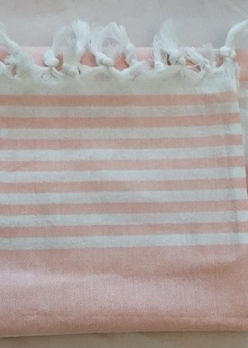 Pembe Çizgili Bohem Peştamal