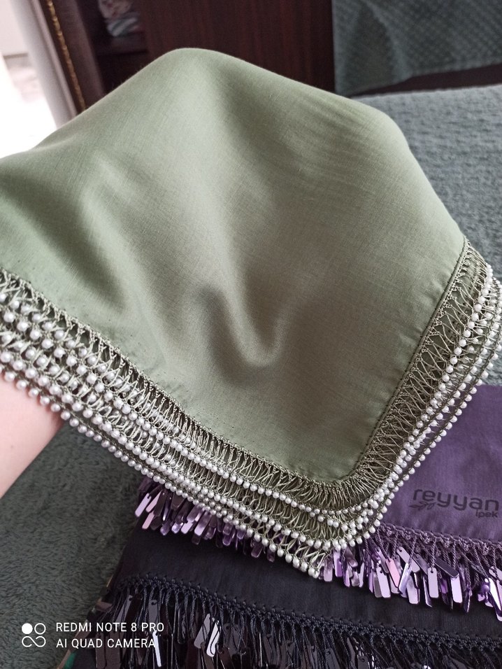 çağla yeşili inci boncuklu - Görsel 2