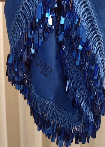 reyyan pulu mavi yazma - Görsel 3