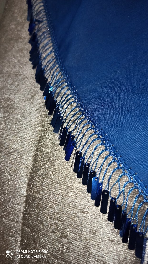 reyyan pulu mavi yazma - Görsel 5