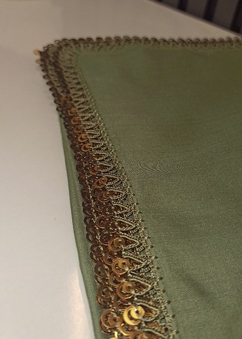 anlı kızlı model çağla yeşili rengi l - Görsel 4