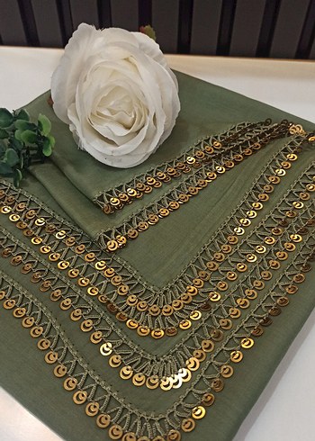 anlı kızlı model çağla yeşili rengi l - Görsel 2