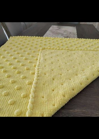 Sarı Renkli Çocuk Battaniyesi - Görsel 3