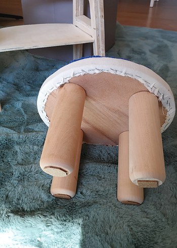 Renkli Nakışlı Çocuk taburesi - Görsel 7