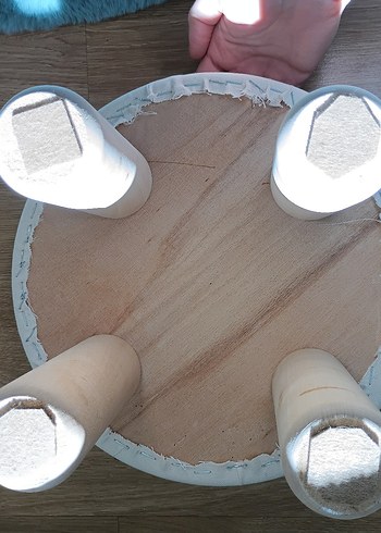 Renkli Nakışlı Çocuk taburesi - Görsel 6