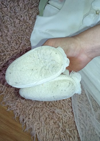 Kız Çocuk Beyaz Tül Detaylı Elbise - Görsel 3