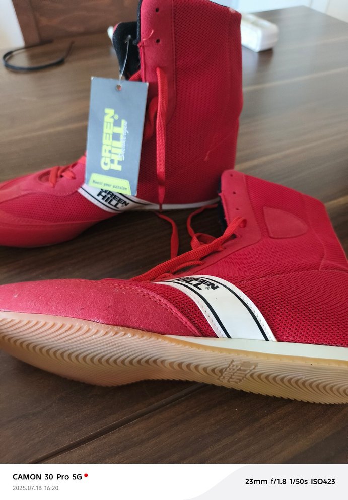 Kırmızı Erkek Bağcıklar - Street Wear - Görsel 2