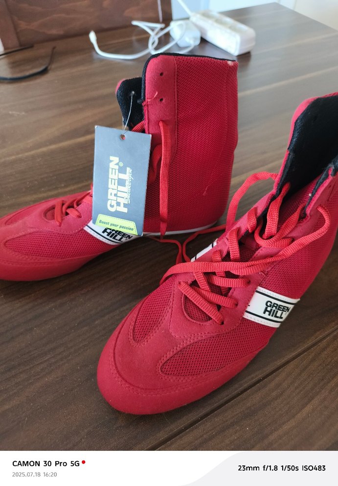 Kırmızı Erkek Bağcıklar - Street Wear - Görsel 3