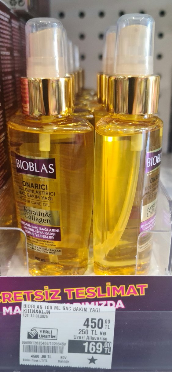Bioblas Onarıcı Saç Bakım Yağı 100 ml - Görsel 5