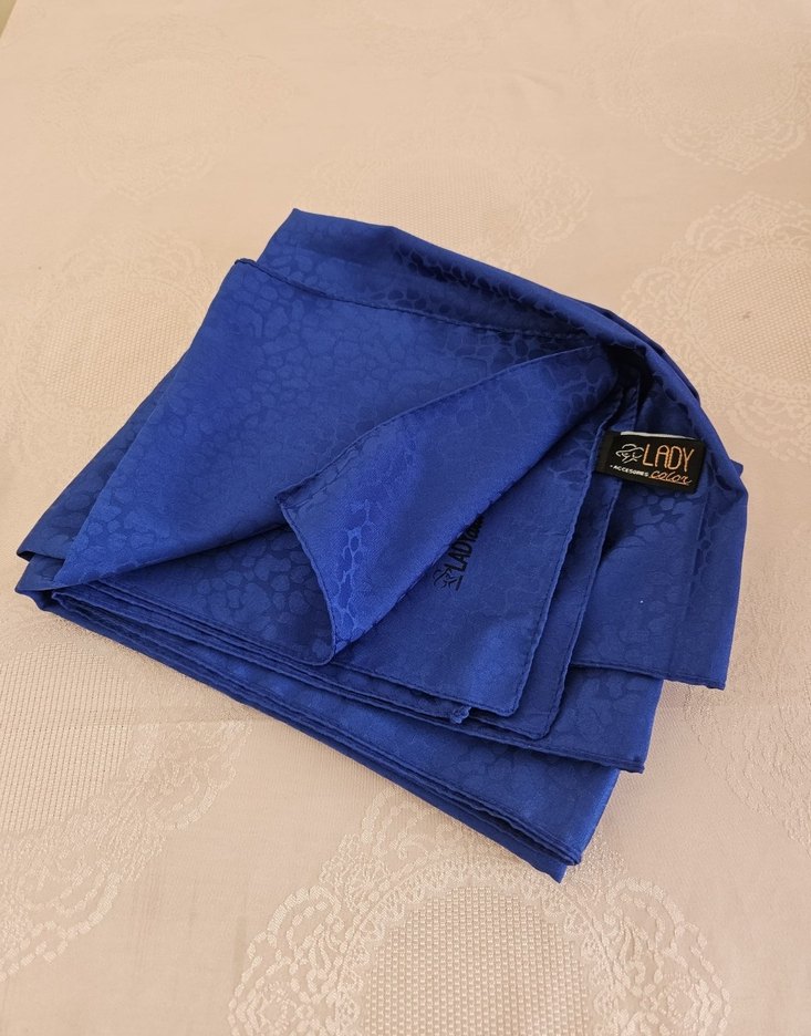 Parlak Mavi  Şal - Görsel 2