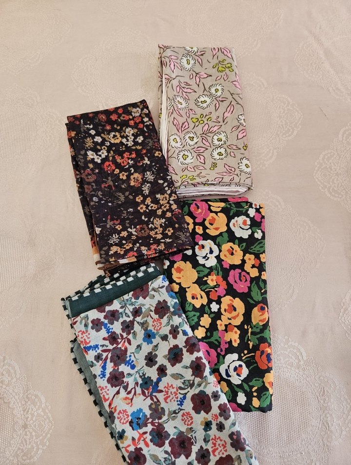 Çiçek Desenli Bohem Kadın eşarplar - Görsel 2