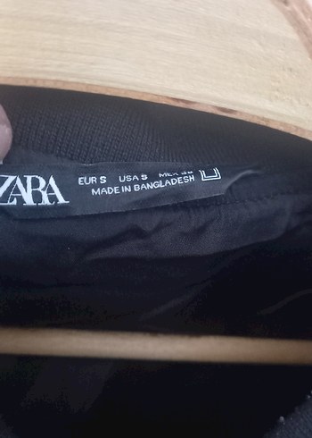 Zara marka siyah süet small erkek mont - Görsel 6