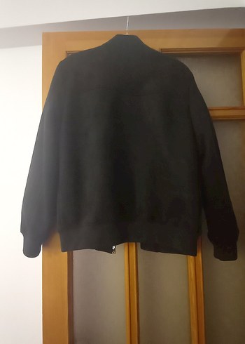 Zara marka siyah süet small erkek mont - Görsel 2