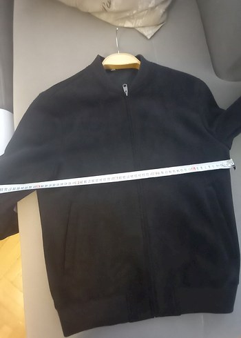 Zara marka siyah süet small erkek mont - Görsel 5