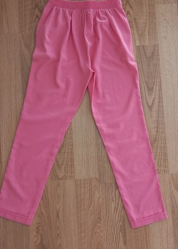 Diğer Pembe Kadın Midi Kumaş Pantolon
