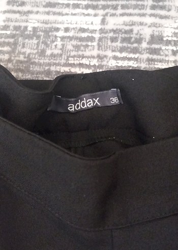 Addax Siyah Kemerli Kadın Kumaş Pantolon