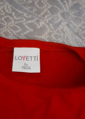 Kız Çocuk Kırmızı Uzun Kollu Basic Tişört - Görsel 3