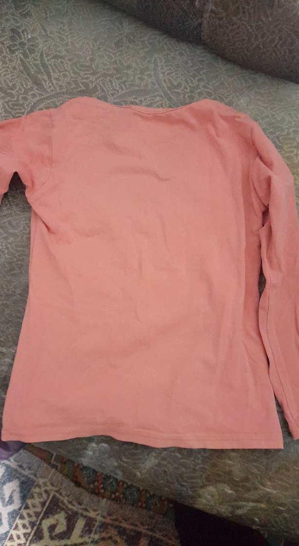 Pembe Kız Çocuk Kısa Kollu Tişört - Görsel 3