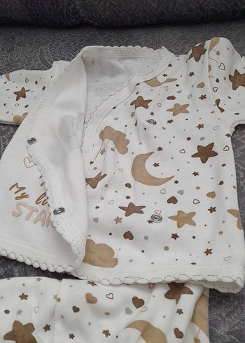 Bebek Erkek Beyaz Uzun Kollu Örgü Takım - Görsel 5