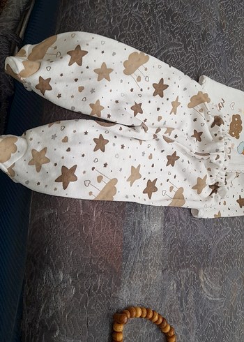 Bebek Erkek Beyaz Uzun Kollu Örgü Takım - Görsel 3