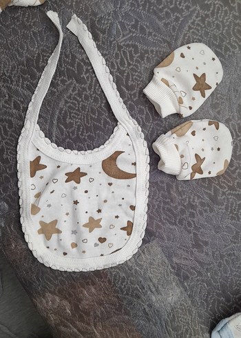 Bebek Erkek Beyaz Uzun Kollu Örgü Takım - Görsel 6