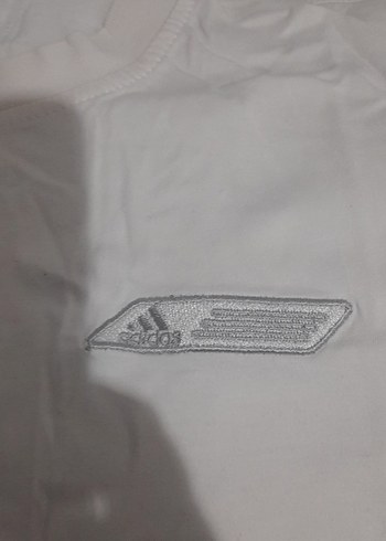 Beyaz Adidas erkek T-shirt - Görsel 3