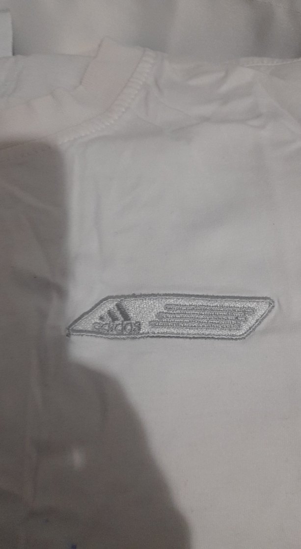 Beyaz Adidas erkek T-shirt - Görsel 3