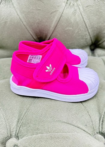 Adidas Kız Pembe Cırt Cırtlı Terlik