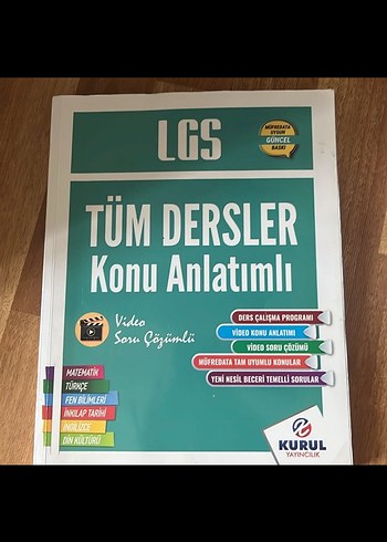 LGS Tüm Dersler Konu Anlatımlı Kitap