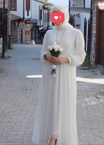 36 Beden beyaz Renk Beyaz Nikah Elbisesi