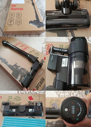 Arçelik 450 Watt Dik Süpürge - Siyah