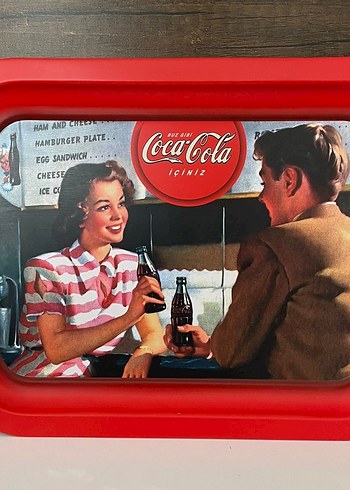 Diğer koleksiyonluk CocaCola metal tepsi
