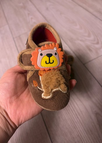 Kahverengi Erkek Çocuk Sıcak Ev Terliği - Görsel 5